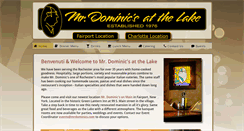 Desktop Screenshot of mrdominics.com